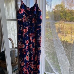 Floral Spaghetti Strap Jumper